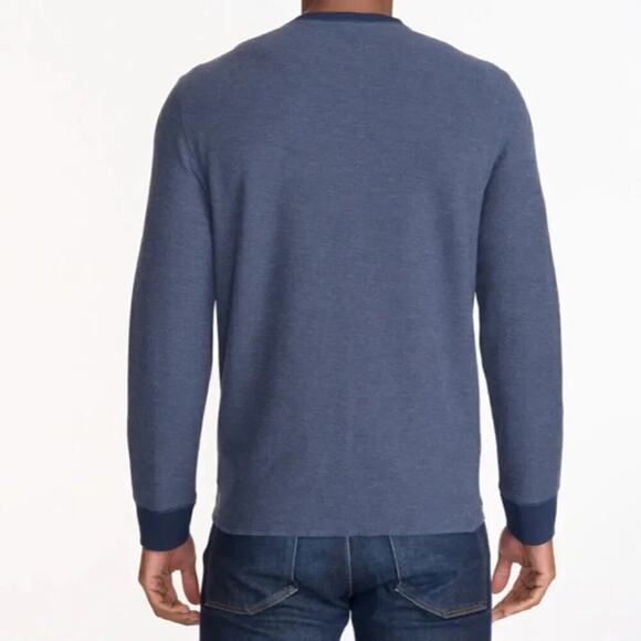 UNTUCKit Henley Textured Long-Sleeve Shirt Size XXL - Picture 2 of 6